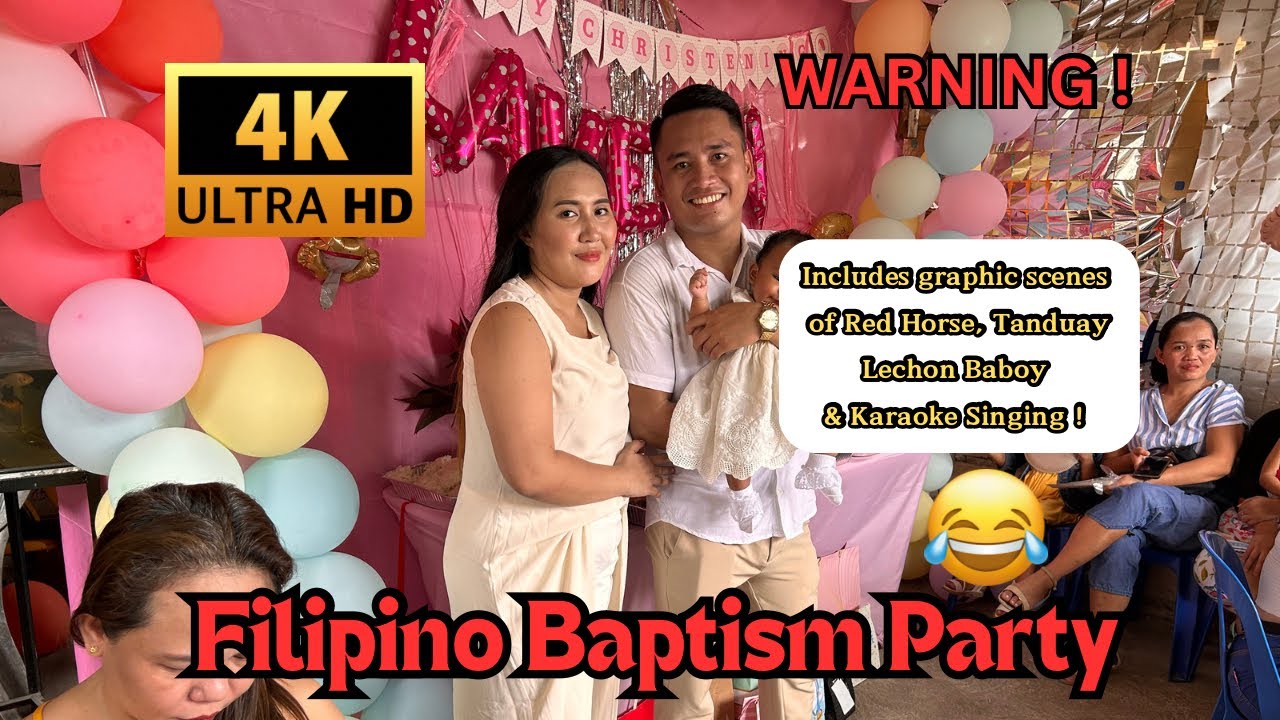 Typical Filipino Christening Celebration in Cebu City ! YouTube