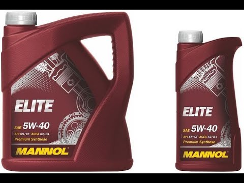 Mannol Elite 5W-40 производства - Дубай.