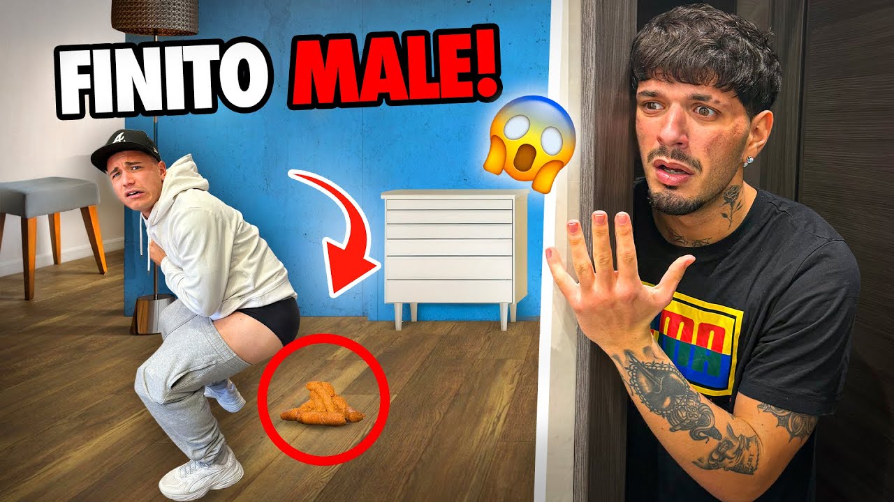 Ho fatto la cacca sul pavimento di casa del mio amico…(REAZIONE ASSURDA😡)