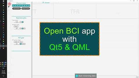 OpenBCI app with ( Qt ) Qt5 and QML