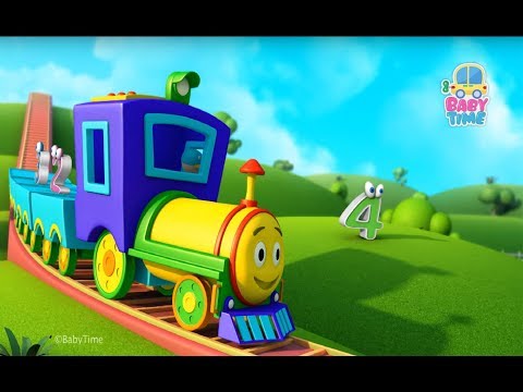 Joe, The Train | Learning Numbers With 3D Train | BabyTime - Videos For Children