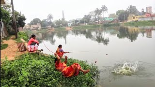 Fishing Video || Fishing has been the profession of village ladies since ancient times