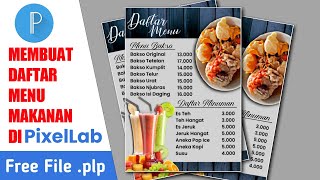 Details CARA MEMBUAT DESAIN DAFTAR MENU MAKANAN DI PIXELLAB | Mas Wahid Bae News