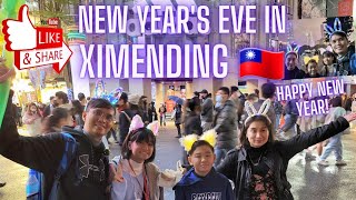 New Years Eve In Ximending Last Day In Taiwan  Taipei Travel Vlog