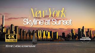 30 Minutes of New York City Magic | Relaxing Manhattan Skyline in 4K
