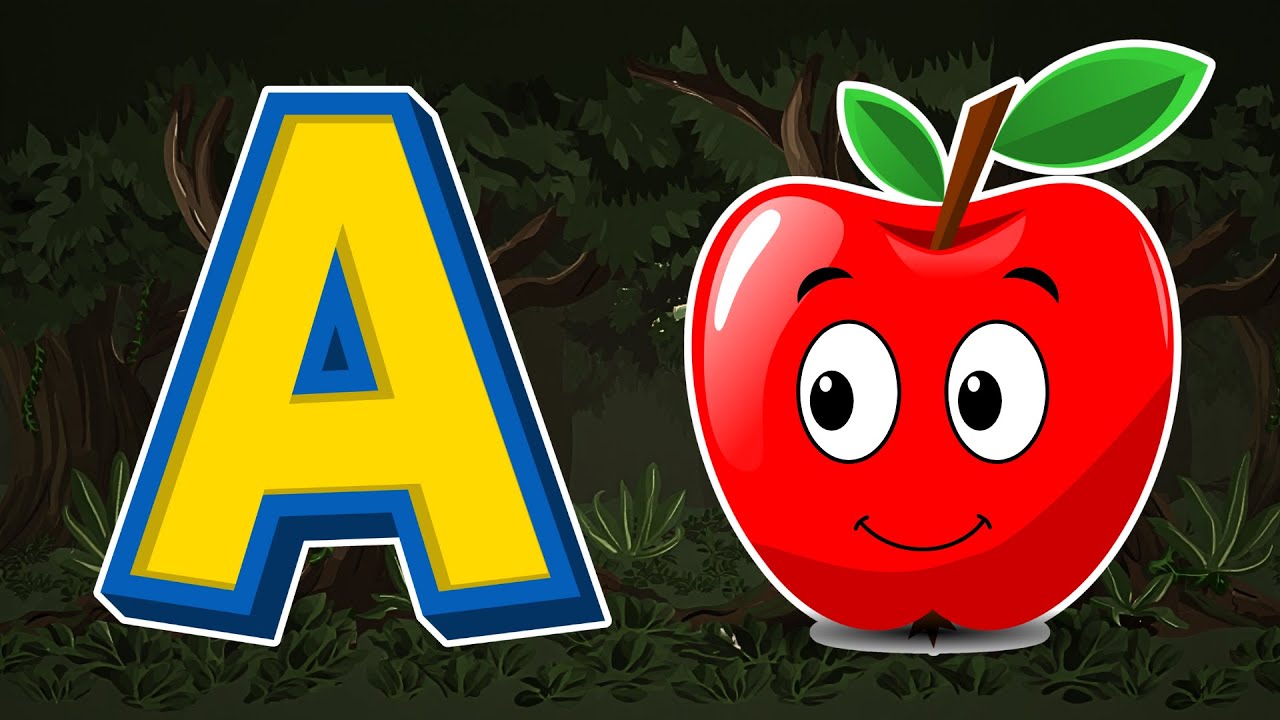 ABCD Learning Video for Kids | A for Apple to Z for Zoo | Alphabet Song with Phonics | DCG TV
