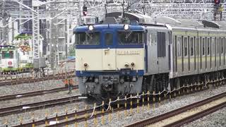 【廃車回送】EF64‐1032＋209系2100番台　JR常磐線金町駅通過