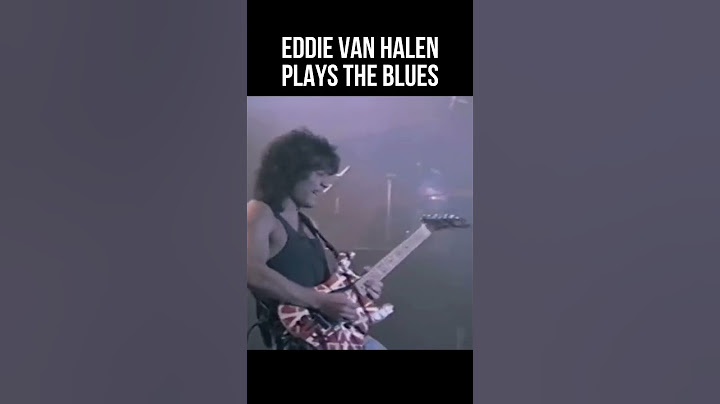 Eddie Van Halen Plays the Blues 🎸