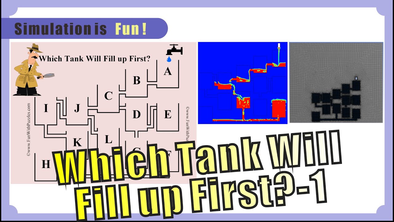Let's simulate about the Which Tank Will Fill up First by CFD ! (Part ...