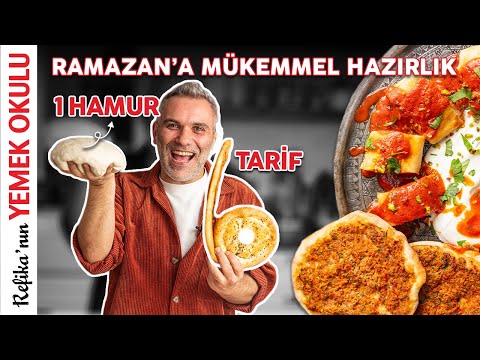 Ramazan'a Hazırlık🤩 | Şimdi Yap Buzluğa At! Kolayca Pişir | Pide, Lahmacun, Mantı, Dürüm Tarifi