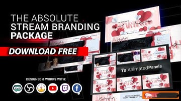 Download Free Videohive Stream Branding Package Stream Overlays