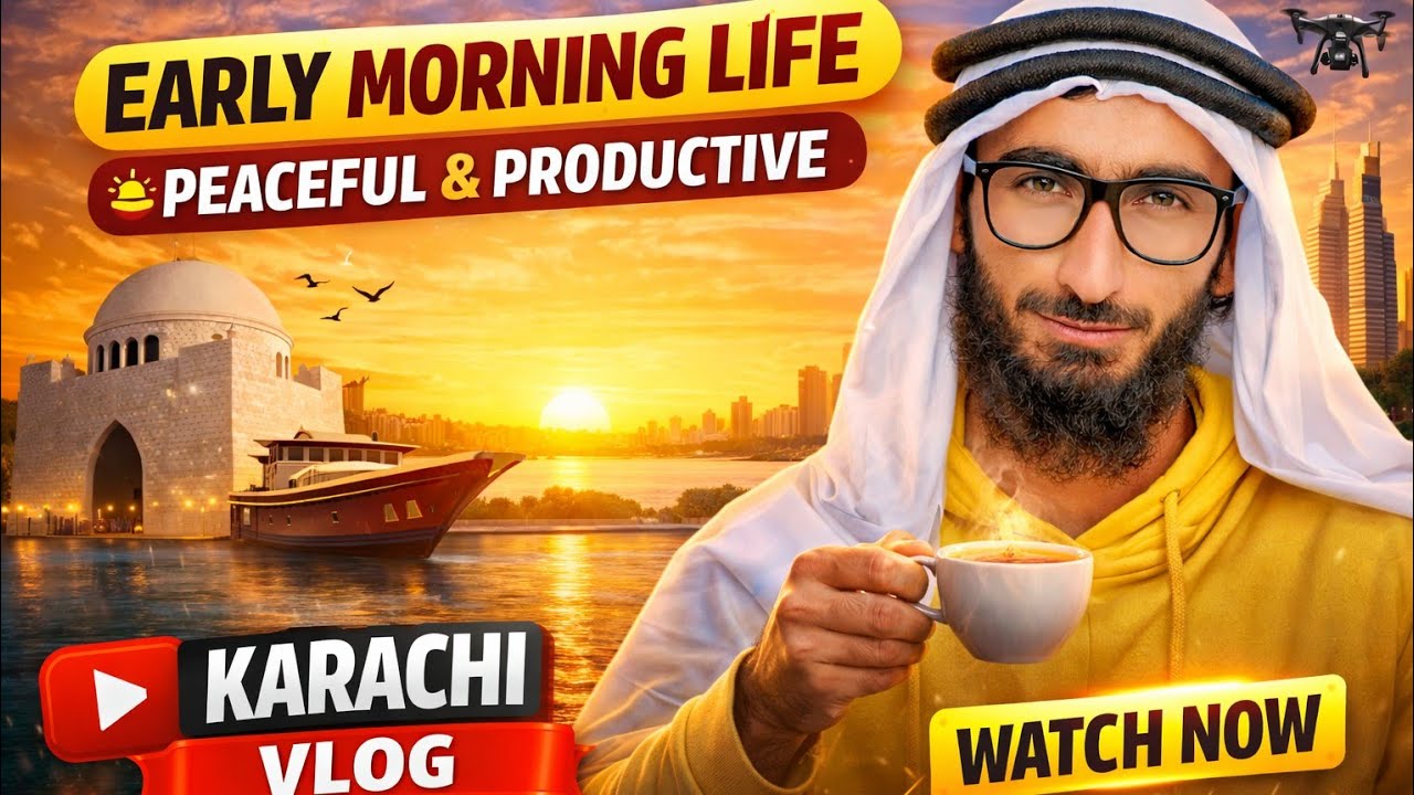 Early Morning Life in Karachi | Productive & Peaceful Start of the Day 🌅
