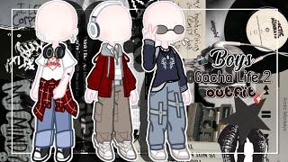 🎸boys gacha life 2 outfit ideas 📷 GL2 :