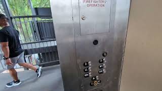 Otis (Mod. by ThyssenKrupp) Hydraulic Elevator @ Spencer's Corner - Hot Springs, AR