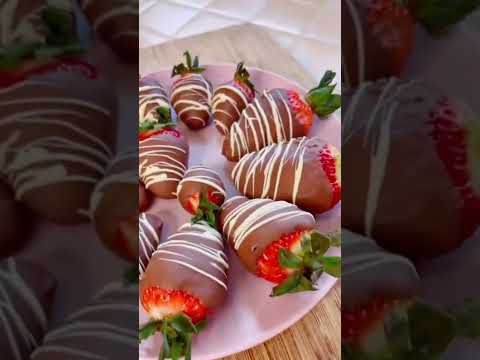 Vidéo: Pour des fraises enrobées de chocolat ?