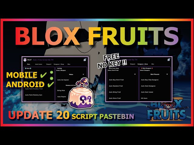 Blox Fruits  AUTO FARM AUTO SEABEAST MASTERY RACE V4 — Roblox Scripts