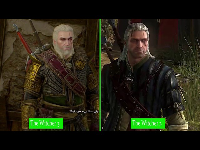 Witcher Evolution – The Witcher EE vs. The Witcher 2 EE vs. The Witcher 3  Graphics Comparison 