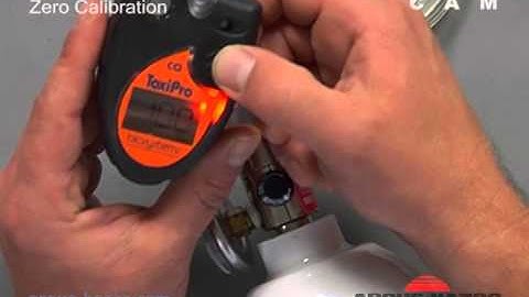 Sperian ToxiPro Zero Calibration