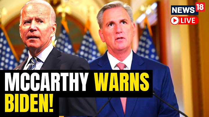 US House Speaker Kevin McCarthy Addresses The Media On Debt Ceiling Crisis | USA News | News18 Live