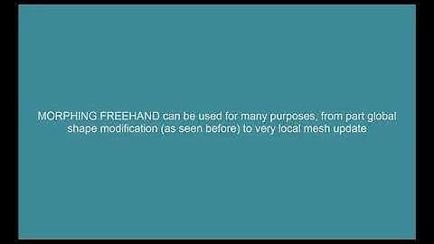 Morphing - Freehand Method