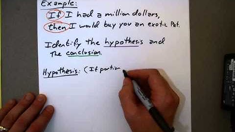 Geo, Sect 2 3, Identify the Hypothesis and Conclusion