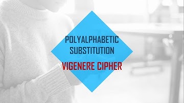 Vigenere Cipher - PolyAlphabetic Substitution Technique