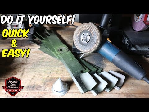 The BEST NEW Tool For Sharpening A Lawn Mower Blade! (Have You Seen This  Yet?!) 