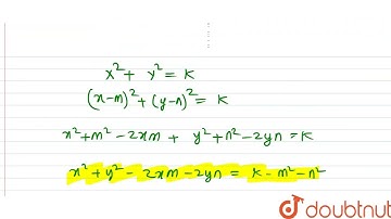 On shifting the origin to a particular point,the equation x^(2)+y^(2)-4x-6y-12=0 transforms to X...