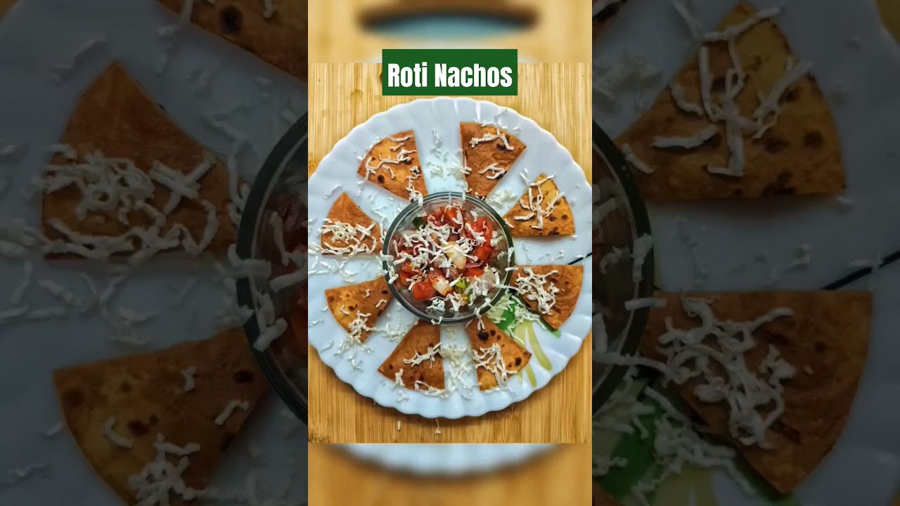 Bachi hui roti ke Nachos😋 | रोटी नाचोस #food #snacks #recipe #roti # ...