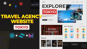 TOKYO TRAVEL AGENCY WEBSITE | React + Tailwind + Framer motion