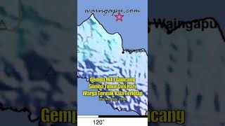 Gempa M4,7 Guncang Sumba Timur Dini Hari, Warga Terusik Kala Terlelap