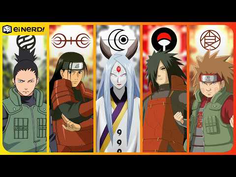 Thumbnail do vídeo: TODOS OS CLÃS DE NARUTO EXPLICADOS