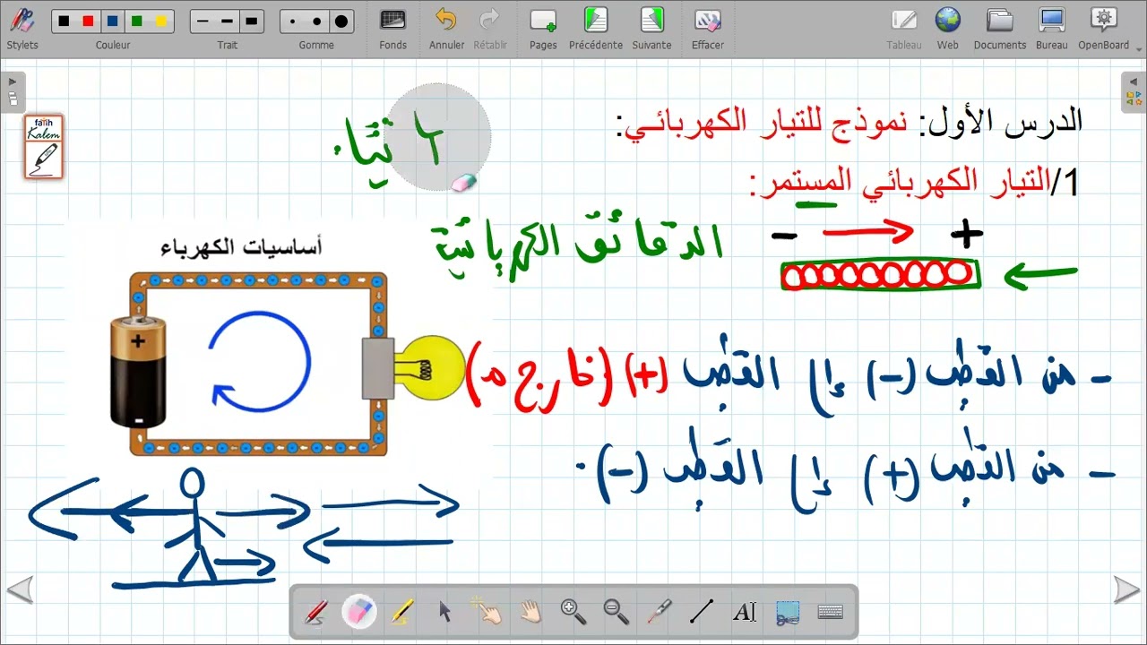 مراجعة رائعة جدا لميدان الظواهر الكهربائية للسنة 3 متوسط في الفيزياء