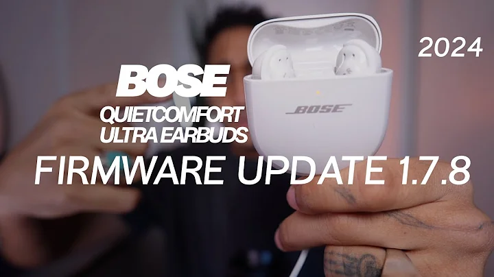 BOSE Ultra 2024最新固件更新 - 修復藍牙問題