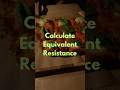 How to Simplify a Mixed Resistor Network | Find Total Resistance Fast #electricalcircuit #education