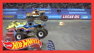 THE MOST EPIC LIVE MONSTER TRUCK STUNTS!  | Monster Trucks Live! |  @Hot Wheels