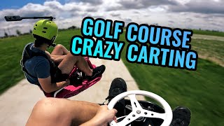 We Drifted Our Crazy Carts on a Golf Course!