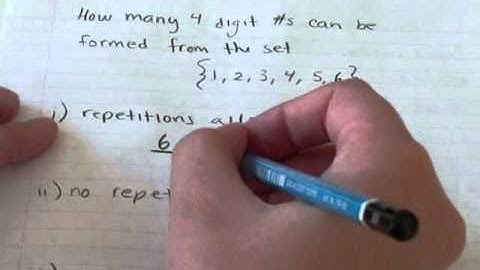 Combinations Counting Example