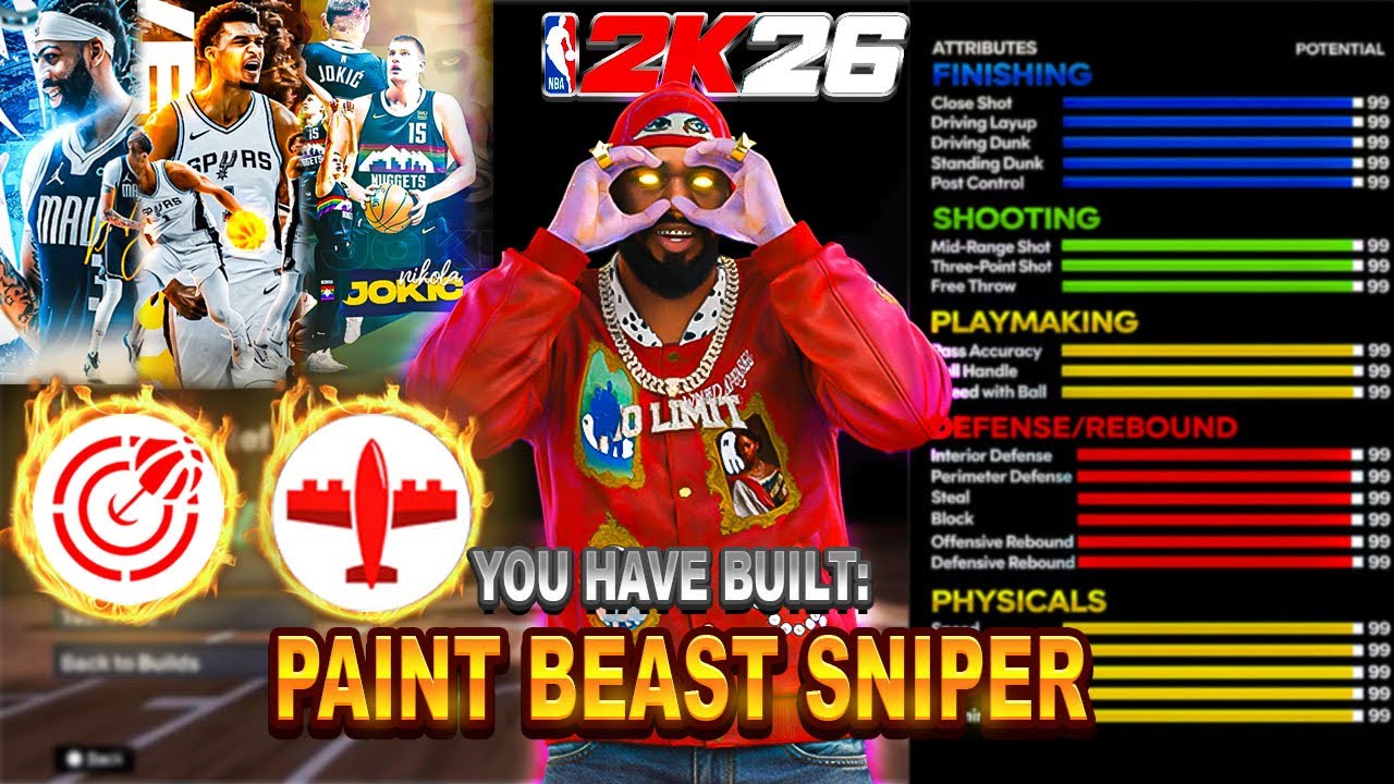 Этому снайперу-красавчику НЕ ДОПУСКАТЬСЯ в NBA 2K26.
