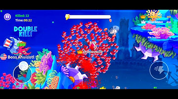 Crowd of Fish.IO - A new battle! SHARK & BOSS Kraken - Fishdom - Fish.IO