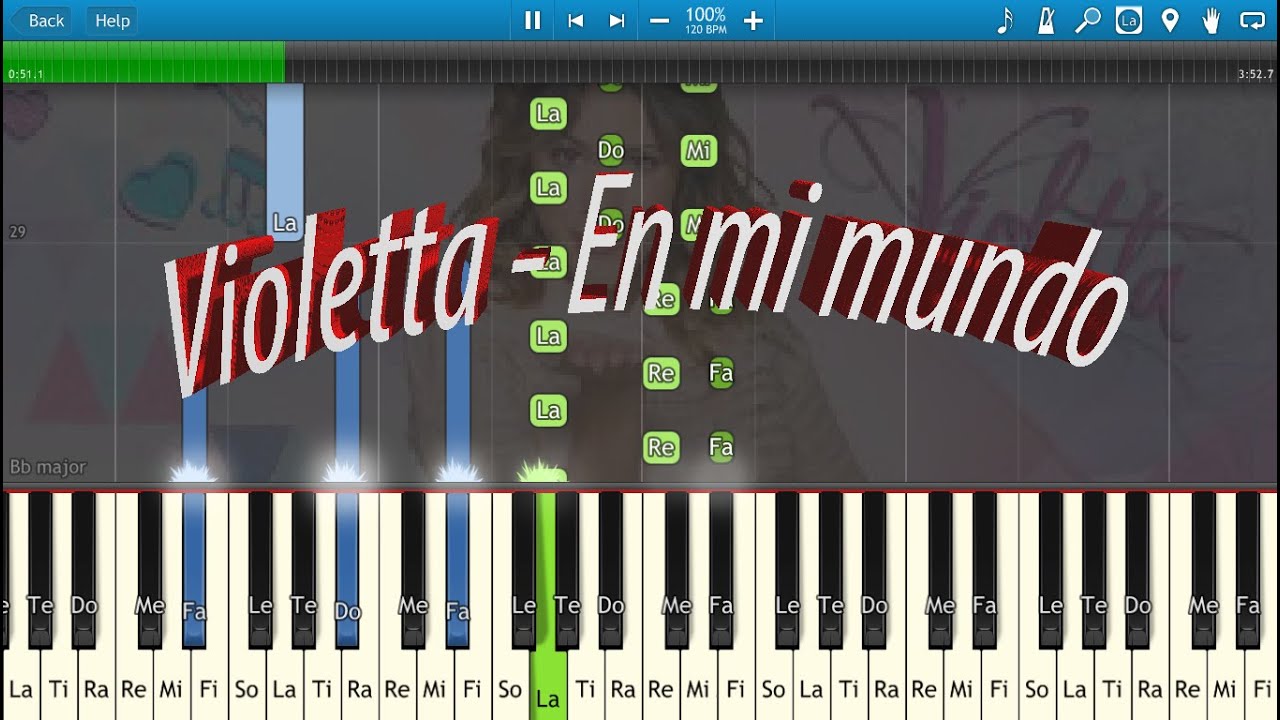 Violetta - En Mi Mundo [Piano Tutorial] - YouTube
