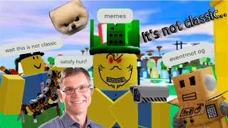 Roblox The Classic Funny Moment (MEMES)