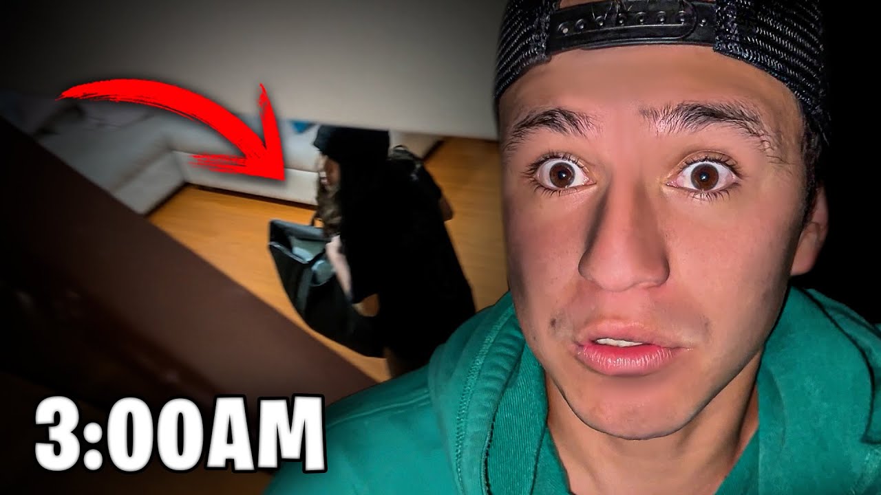 ¡UNA NIÑA de 10 AÑOS entra a ROBAR  a NUESTRA CASA a las 3:00AM!