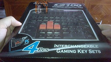 Unboxing A4TECH X7 G100 GAMING KEYBOARD PRO
