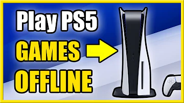 Můžeš hrát digitální hry pro systém PS5 bez internetu?