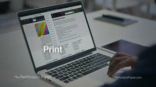 Make Printing Tasks Easier with Perforated Paper | Professional Results at Home or Office