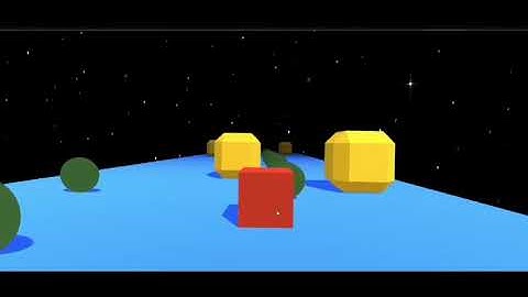 Cube Game Using Unity