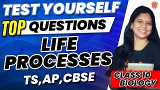 TEST YOURSELF | TOP Questions| Life Processes | TS,AP,CBSE Class 10 | Sunaina Ma'am