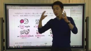 【解説授業】中学英語をもう一度ひとつひとつわかりやすく。 15 情報をプラスすることば①