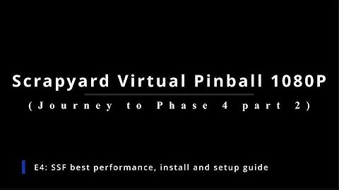 Scrapyard Pinball (Pinball on a budget Episode 4) SSF How to get the best performance for your audio